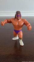 Front angled view of the Macho Man Randy Savage figure showing stance and front detail