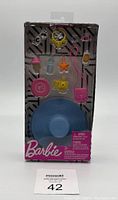 Full packaged view showing all Barbie accessories included in the lot