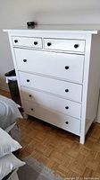 Front view of dresser with drawers closed