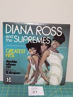 Front cover of the double album vinyl showing Diana Ross and The Supremes