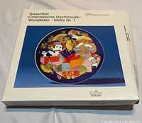 Closed original box with label showing product details and design credit to Bjorn Wiinblad.