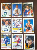 Full view of all nine 1991-92 Upper Deck NHL rookie cards arranged in three rows of three, showing all player images, team logos, and rookie icons.