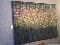 Full view of painting, angled left