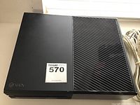 Top view of Xbox One console showing matte and vented surfaces