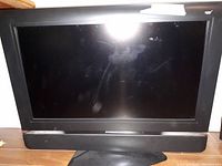 Front view of Prima LCD TV showing the screen and speaker area.