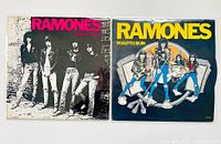 Both Rocket to Russia and Road to Ruin album covers together in photo, showing front cover art and overall condition.
