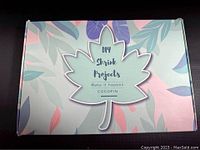 Box cover with 'DIY Shrink Projects' branding and leaf design