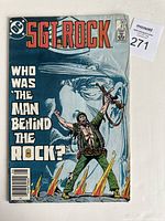 Front cover of Sgt. Rock comic book showing the full artwork and title.