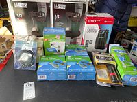 Overview of all plumbing items including pumps, filter, repair kits, and faucet set