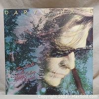 Front cover of the vinyl album showing Daryl Hall's portrait with natural element overlay and album title in artistic font.