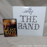 Front of 'The Best of The Band' vinyl album and The Last Waltz DVD case shown side by side.