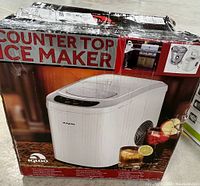 Photo of the Igloo Countertop Ice Maker box showing product image and features