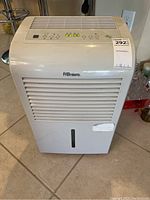 Front view of Danby Premiere dehumidifier showing brand logo and general unit shape.