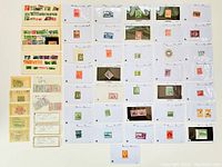 Overview of all stamps and envelopes