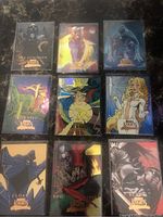 Front of 9 Marvel Knights cards including Punisher, Moon Knight, Blade, Dr Strange, Iron Fist, Powerman, Cloak, Brother Voodoo, and Dagger.