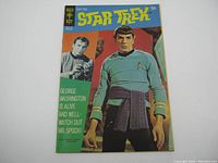 Cover of 1971 Gold Key Star Trek No.9 comic book showing Mr. Spock on cover with title and publisher info.