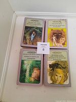 Front covers of the four Nancy Drew special double edition books showing illustrated mystery scenes and characters.