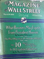 Cover of March 9, 1929 issue showing title and article headlines