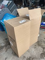 Two cardboard boxes labeled 'ALUMINUM COIL 50 FEET', unopened, showing the packaging condition and labeling.