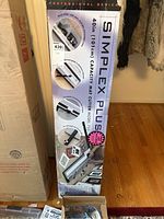 Full view of Simplex Plus mat cutter box showing 40 inch capacity and professional series labeling