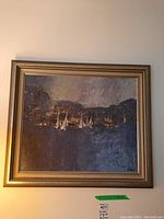 Full front view of the painting in its frame