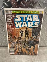 Front cover photo showing the detailed artwork of Star Wars characters and issue details.
