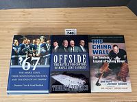 Three hockey books: ’67 The Maple Leafs; Offside; The China Wall
