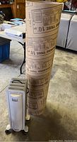 Large rolled Builders Tube packaging showing product text and dimensions