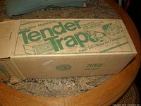 Original cardboard box for Tender Trap live animal trap, model 0710R