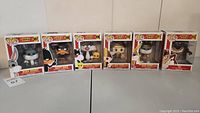 Six Funko Pop Animation Looney Tunes figures displayed side by side in boxes