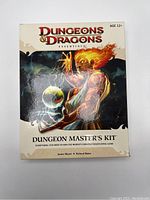 Front of Dungeon Master's Kit box with Dungeons & Dragons branding and artwork.