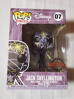 Front view of the Funko Pop box showing Jack Skellington figure and special edition sticker.