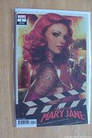 Clear image of the front cover showing Mary Jane in detailed art with a movie clapperboard and the comic issue details.