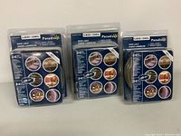 Three unopened Paradise LED DEL 24-foot rope light kits in original packaging viewed from the front.