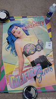 Katy Perry 'California Girls' poster showing full poster image with vibrant colors and slight wear.