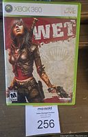 Photo of WET Xbox 360 game showing front cover of the case with MaxSold auction tag visible.