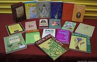 Full overview of all books in the lot showing titles and cover details.