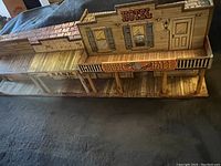 Front view showing Bank and Hotel/Music Hall facades