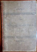 Cover of the Practical Guide showing aged brown hardcover with title and signs of wear.