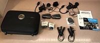Overview of entire kit laid out on flat surface