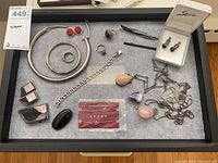 Full view of sterling silver jewelry lot