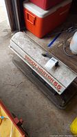 Full front and top view showing the 'Reddy Heater 55' branding and overall heater condition