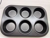 6-cup muffin tin non-stick metal bakeware