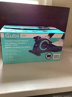 Front of Cubii JR1 box showing product image and branding