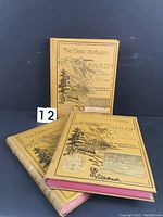 Three volumes of The Canadian Album titled Men of Canada, shown standing and lying down with front covers visible.