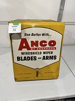 Front view showing Anco branding and lock on cabinet door.