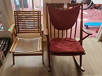 Overall view of both chairs side by side