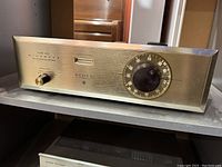 Front view showing Scott Type 370 tuner with knobs and tuning indicator