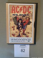 Front cover of AC/DC No Bull concert DVD showing illustrated artwork and concert details