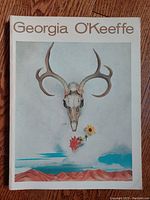 Cover of the book featuring an artwork by Georgia O'Keeffe showing a skull with antlers and a desert landscape background.